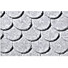 Patterned Plastic Sheet 2-Pack -- Scalloped-Edge Tile 7-1/2 x 12′ 19.1 x 30.5cm, HO, JTT Miniature Tree 97437