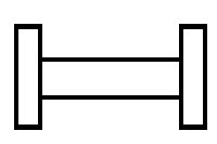 Styrene Structural Shapes - I-Beams -- 1/16 x 10′ Long pkg(10), All Scales, Plastruct Inc 90511
