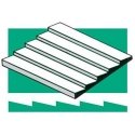 Styrene Siding Clapboard .040x6x12` -- .100` Spacing, All Scales, Evergreen Scale Models 4101