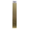 Brass Strip -- 12 x 2` 300 x 50.8mm, .016` .41mm Thick, All Scales, K & S Engineering 8234