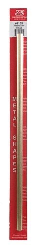 Brass Tube - 12` 30cm Long -- 3/8` 9.53mm OD, All Scales, K & S Engineering 8135