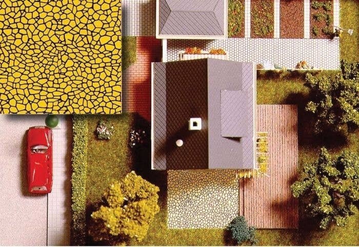 Flexible Wall Sheets (Plastic) -- Random Stone, HO, Busch Gmbh & Co Kg 7037