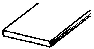 Brass Sheet - 4 x 10` 10.2 x 25.4cm -- .005` .013cm, All Scales, K & S Engineering 250