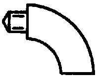 90-Degree Female Elbows pkg(5) -- Fits 570-90103, All Scales, Plastruct Inc 95041