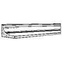 Cove Moulding -- 1/16 x 24′ .16 x 61cm, I, Northeastern Scale Lumber 91