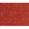 Patterned Sheets - Roofing - Spanish Tile - .020 x 7 x 12` pkg(2) -- .087` Red Tiles, HO, Plastruct Inc 91638