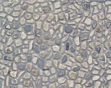 Patterned Sheets - Stone - Random Field Stone - .020 x 7 x 12` pkg(2) -- .170` Beige Stones, HO, Plastruct Inc 91581