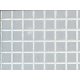 Patterned Sheets - Square Tiles - White - .020 x 7 x 12` Sheets pkg(2) -- .075` Tiles, All Scales, Plastruct Inc 91543