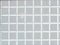 Patterned Sheets - Square Tiles - White - .020 x 7 x 12` Sheets pkg(2) -- .075` Tiles, All Scales, Plastruct Inc 91543