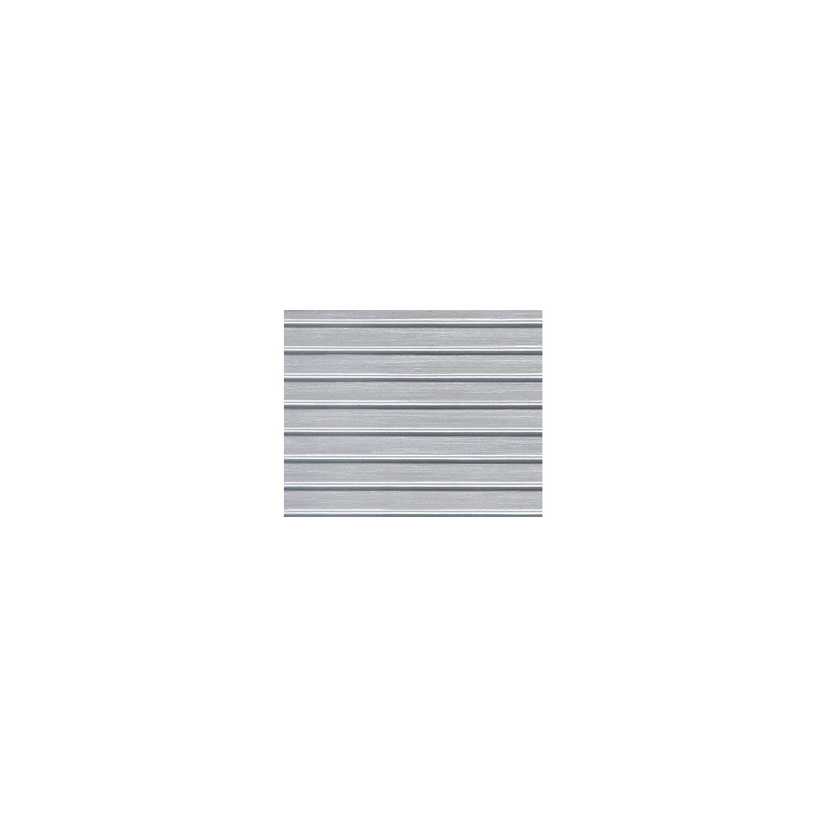 Patterned Sheets - Roofing - Ribbed Metal - .020 x 7 x 12` pkg(2) -- Beige - .200` Spacing, O, Plastruct Inc 91512