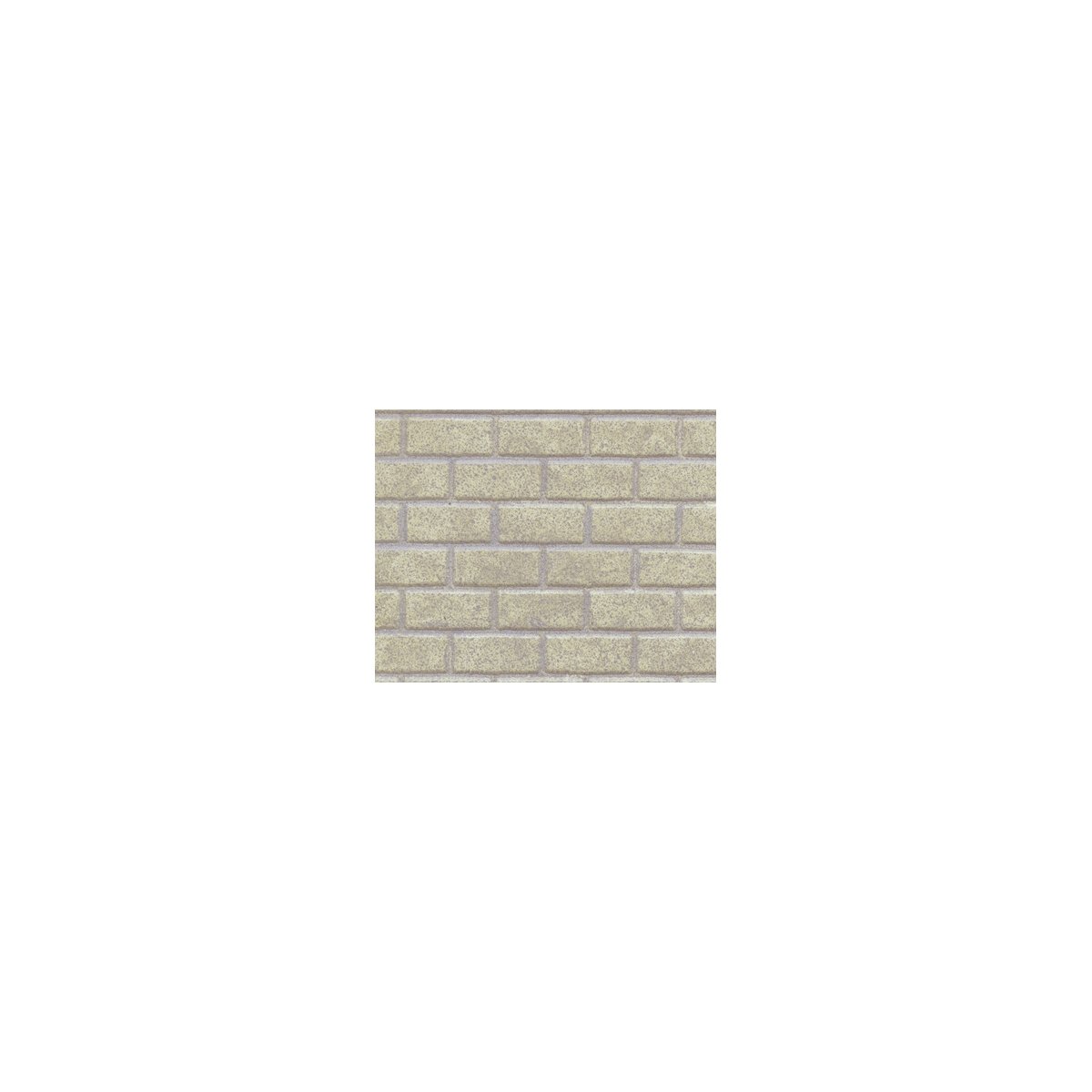 Patterned Sheets - Concrete Block - .020 x 7 x 12` pkg(2) -- .650` Beige Bricks, G, Plastruct Inc 91624