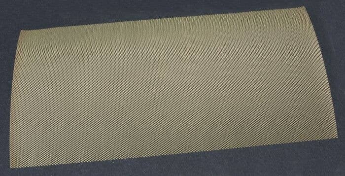 Micro-Mesh - 3 x 6 x .005′ 7.6 x 15.2 x .013cm -- Brass, All Scales, Scale Scenics 3501