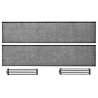 Prefab Steel Warehouse Walls (Gray 18 x 80′) & Downspouts pkg(2), HO, Pikestuff 1011