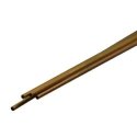 Round Brass Tube -- .04′ 1mm OD 0.225mm Wall x 300mm Long pkg(4), All Scales, K & S Engineering 9830