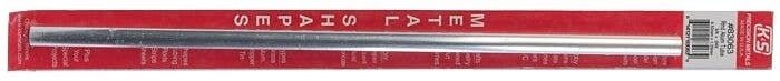 Aluminum Tube - 12` 30cm Long -- 3/8` 9.53mm OD .049` 1.25mm Thick Wall, All Scales, K & S Engineering 83063