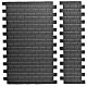 Concrete Block Walls -- 14-1/2 x 9-1/4′, HO, Pikestuff 1006
