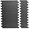 Concrete Block Walls -- 14-1/2 x 9-1/4′, HO, Pikestuff 1006