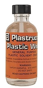 Plastic Weld Plastic Solvent Cement -- 2oz 59.1mL, All Scales, Plastruct Inc 2