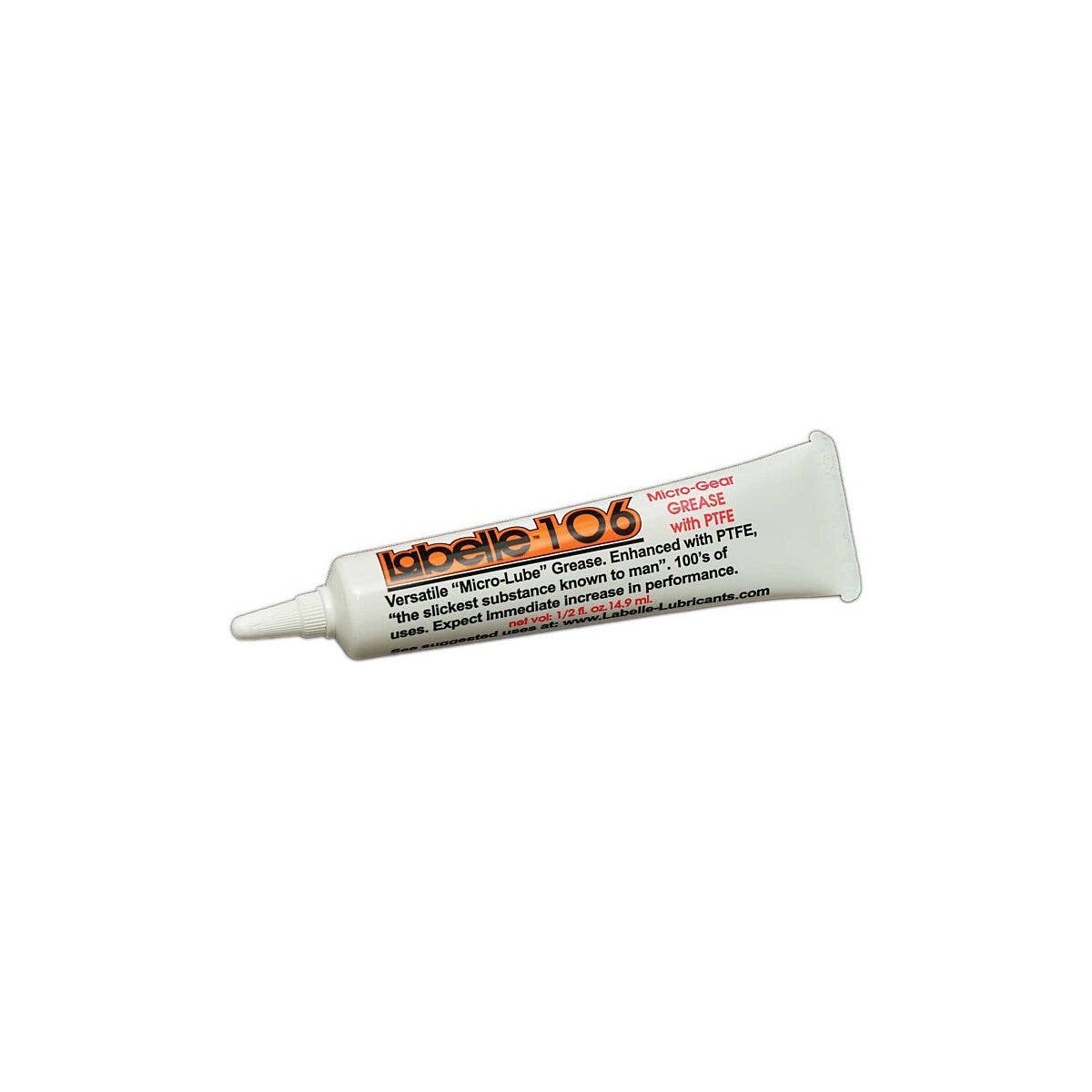 Plastic Compatible Grease w/PTFE -- 1/2oz 14.8mL, All Scales, Labelle Industries 106