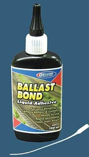 Ballast Bond Liquid Adhesive -- 3.4oz 100mL, All Scales, Deluxe Materials Ltd AD75