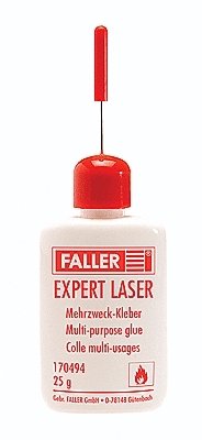 Expert Laser Glue -- Multi-Purpose - 7/8oz 25g, All Scales, Faller Gmbh 170494