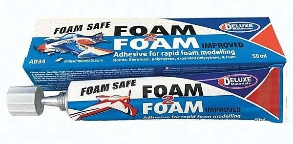 Foam-2-Foam Adhesive -- 1.7oz 50mL, All Scales, Deluxe Materials Ltd AD34