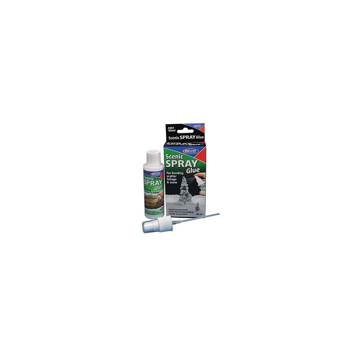 Scenic Spray Glue -- 3.4oz 100mL, All Scales, Deluxe Materials Ltd AD54