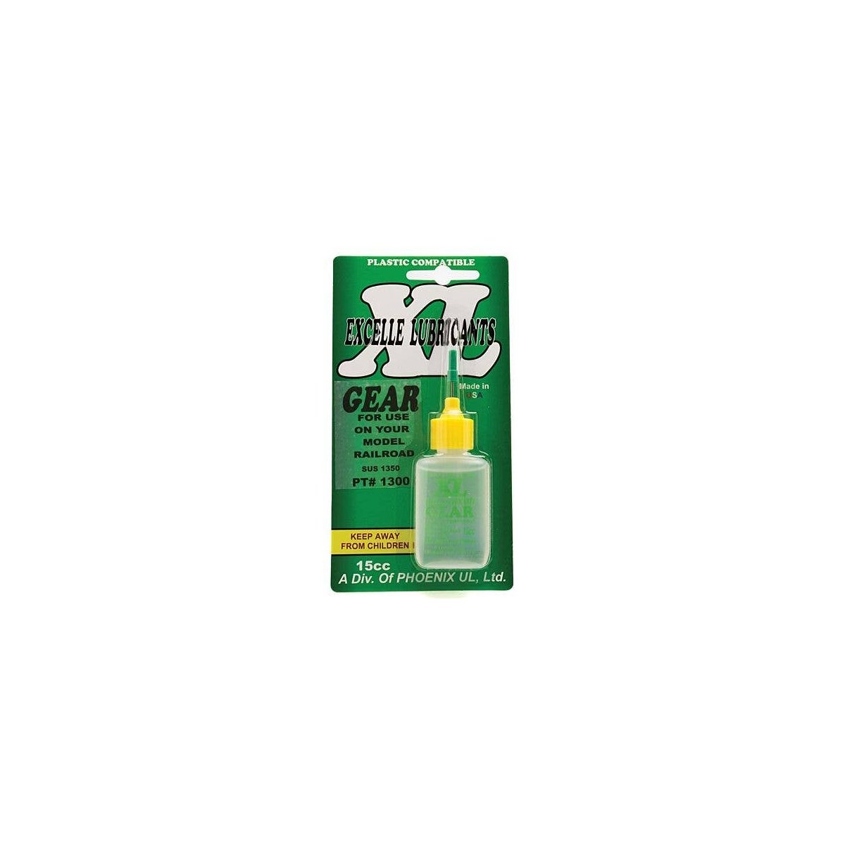 XL Gear Oil -- 1/2oz 14.8mL, All Scales, Excelle Lubricants 1300
