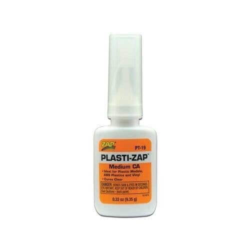 Plasti-Zap CA++ Instant Plastic Glue -- 1/3oz 9.9mL, All Scales, Robart Mfg Inc 442