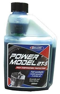 Power Model 2T-S 2-Stroke Oil -- 16.9oz 500ml, All Scales, Deluxe Materials Ltd LU01