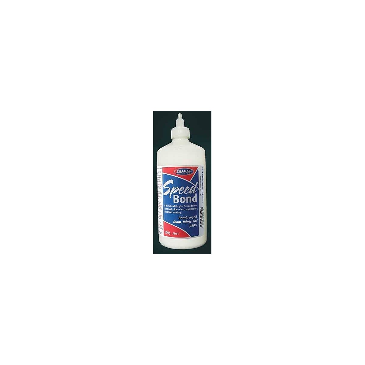 Speedbond White Glue -- 17.6oz 500g, All Scales, Deluxe Materials Ltd AD11