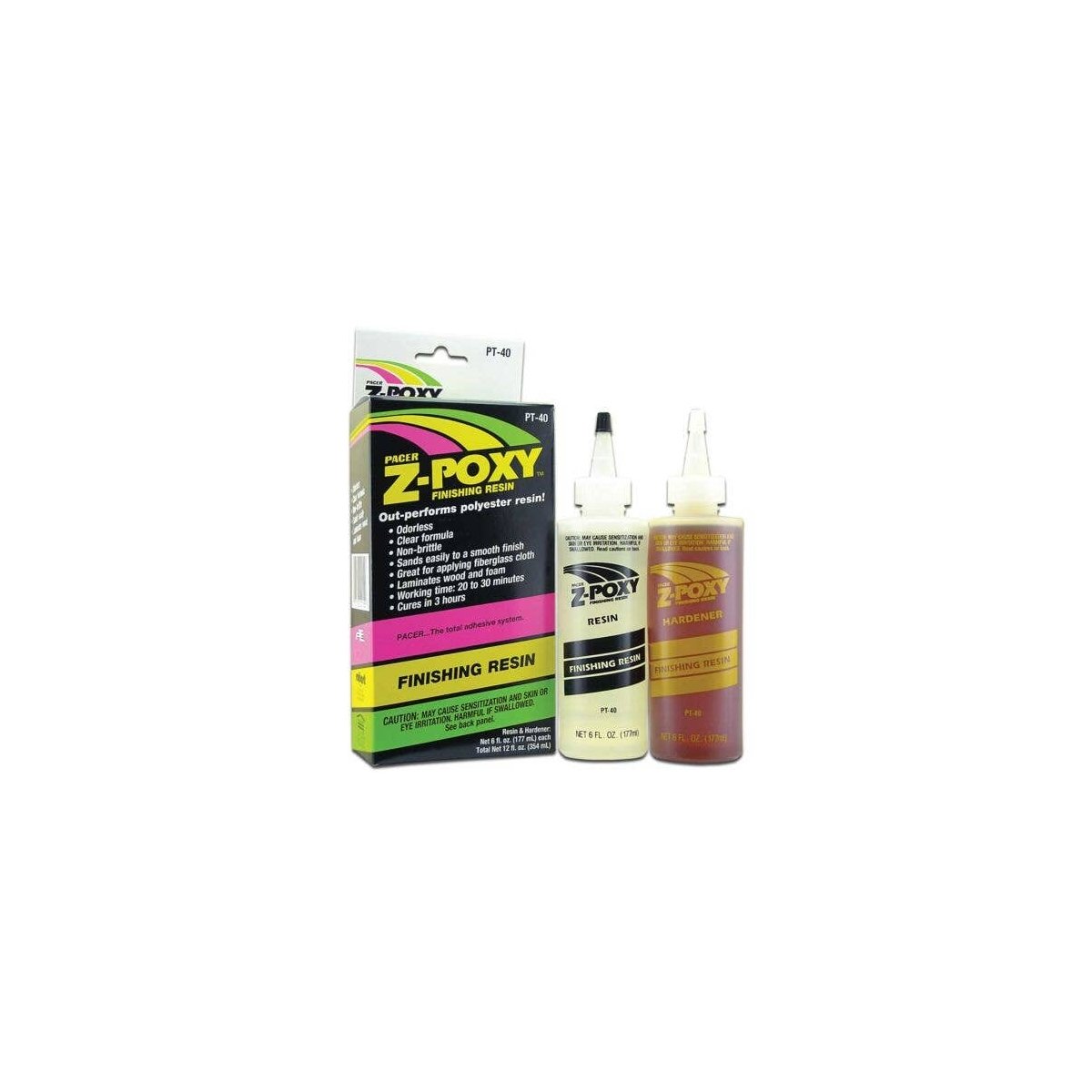 Z-POXY Zap Epoxy Finishing Resin -- 12oz 355mL, All Scales, Robart Mfg Inc 40