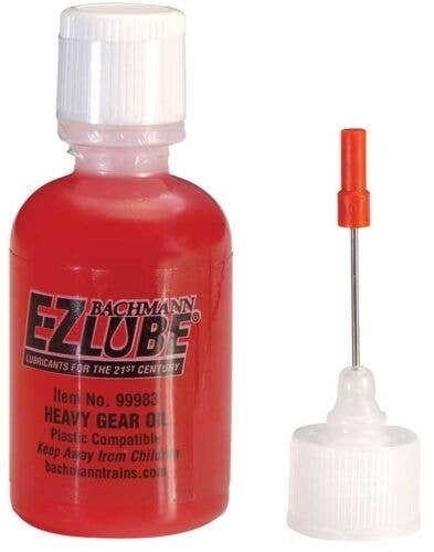 E-Z Lube 21 -- Heavy Gear Oil - 1oz 29.6mL, All Scales, Bachmann Industries 99983