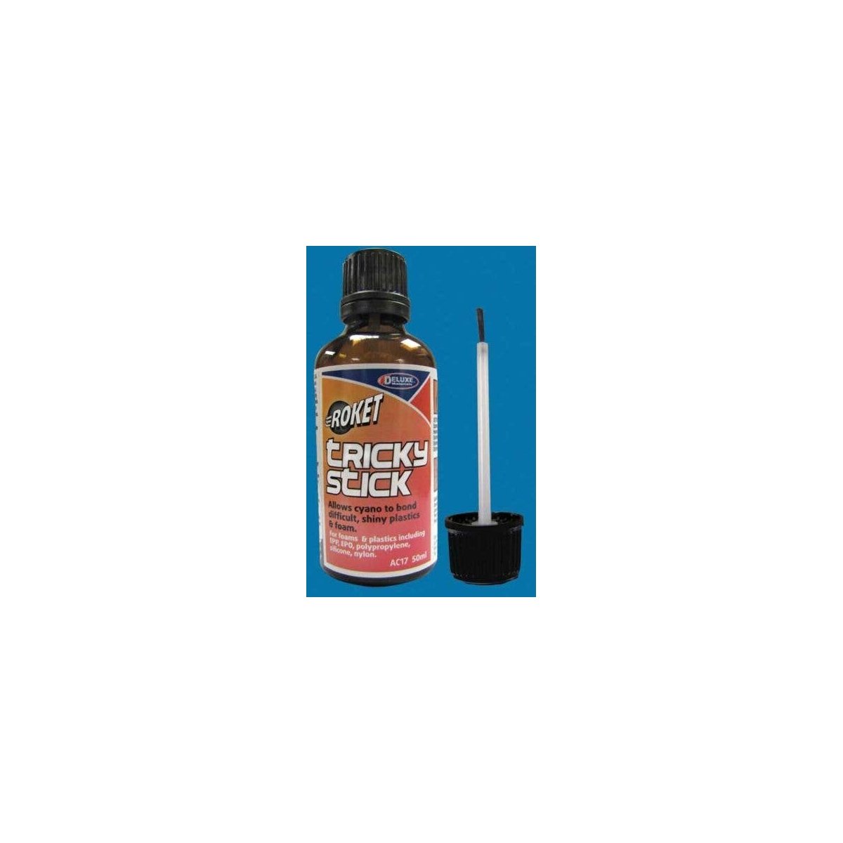 Tricky Stick -- CA Surface Prep - 1.7oz 50mL, All Scales, Deluxe Materials Ltd AC17