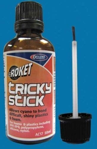 Tricky Stick -- CA Surface Prep - 1.7oz 50mL, All Scales, Deluxe Materials Ltd AC17
