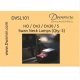 DVSL101 Swan/Goose Neck Street Lamps Fiber-Lit -- pkg(3), HO, Dwarvin SL101