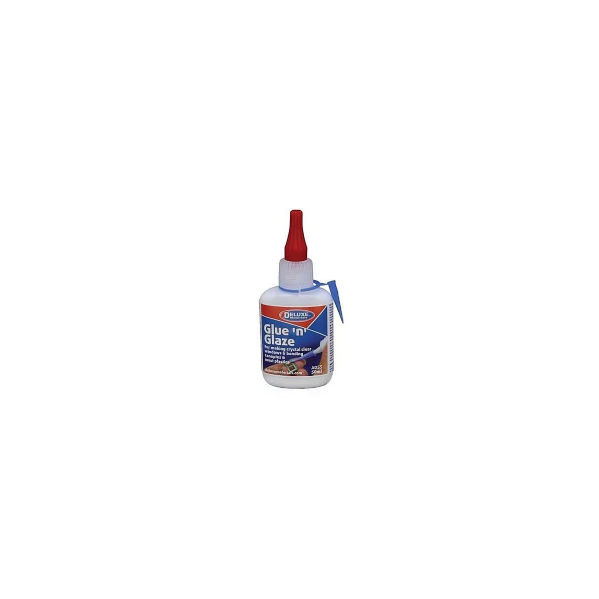 Glue `n` Glaze Film-Forming Polymer -- 1.7oz 50mL, All Scales, Deluxe Materials Ltd AD55