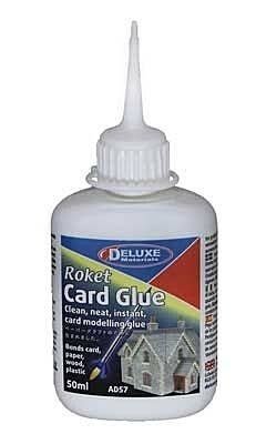 Roket Card Glue for Cardstock -- 1.7oz 50mL, All Scales, Deluxe Materials Ltd AD57
