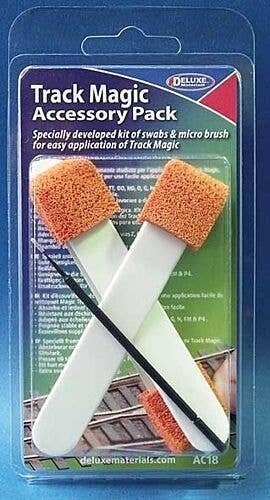 Track Magic Accessory Pack -- For Applying Track Magic Liquid Track Cleaner, All Scales, Deluxe Materials Ltd AC18