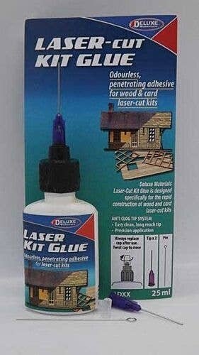 Laser Kit Glue -- 5/6oz 25mL, All Scales, Deluxe Materials Ltd AD87