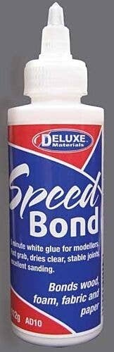 Speedbond White Glue -- 4oz 112g, All Scales, Deluxe Materials Ltd AD10