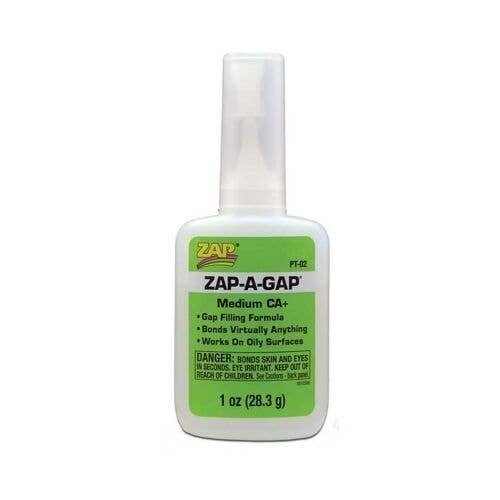 Zap-A-Gap/CA+ Filling Adhesive -- 1oz 29.6mL, All Scales, Robart Mfg Inc 431