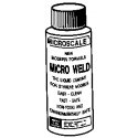 Micro Weld Plastic Cement -- 1oz 29.6mL, All Scales, Microscale Industries Inc 109