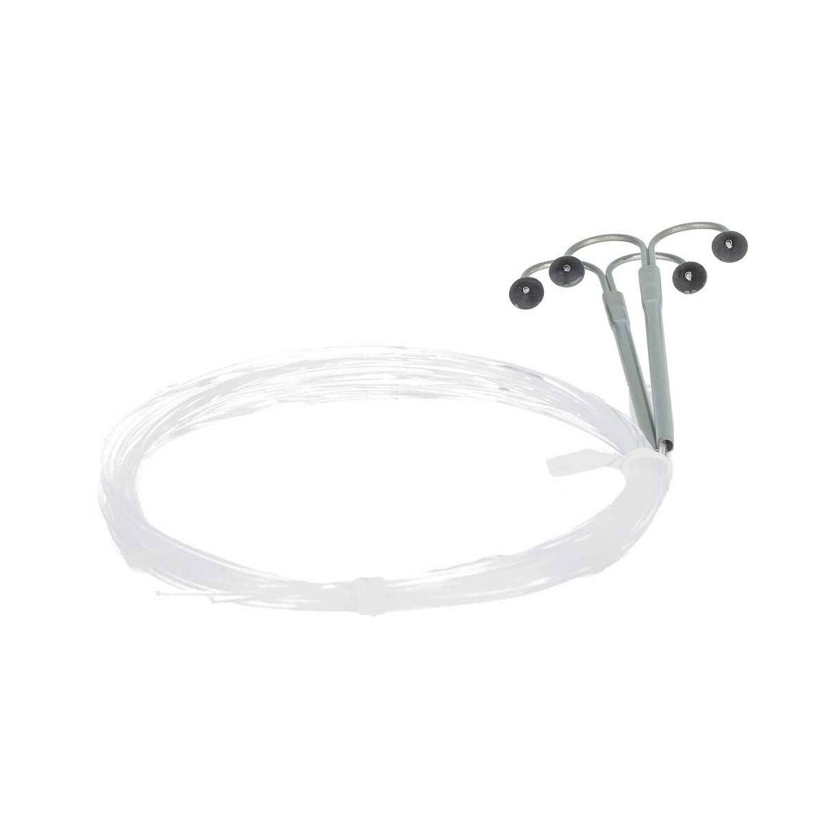 DVSL108 Fiber-Lit Double Swan/Goose Neck Lamps -- pkg(2), HO, Dwarvin SL108