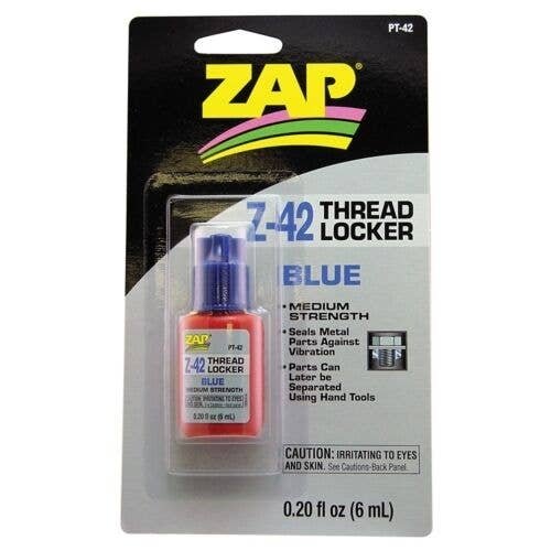Z-42 Blue Thread Locker -- .2oz 5.9mL, All Scales, Robart Mfg Inc 42