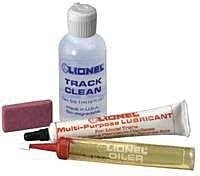 Lubrication and Maintenance Kit -- Gear Lube, Oil Applicator, Instructions, Track Cleaning Fluid & Block, O, Lionel 662927