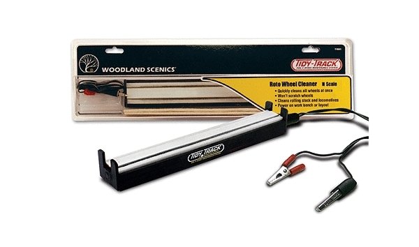 Roto Wheel Cleaner(TM) - Tidy Track(TM) -- With Replacement Pads, N, Woodland Scenics 4560