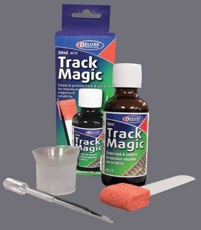 Track Magic Liquid Track Cleaner -- 1.7oz 50mL, All Scales, Deluxe Materials Ltd AC13