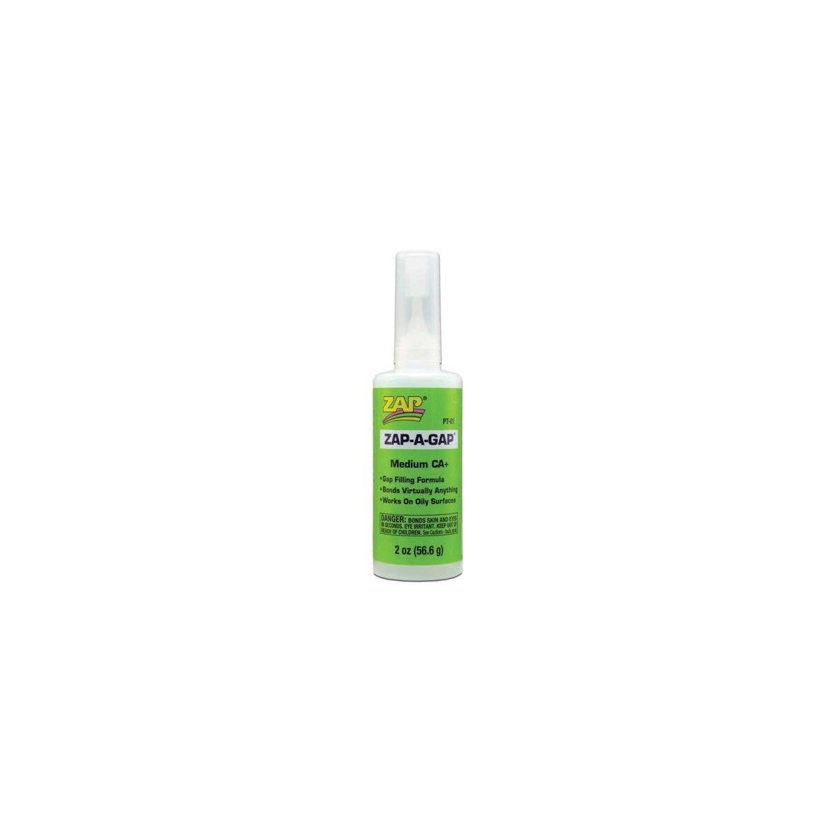 Zap-A-Gap/CA+ Filling Adhesive -- 2oz 59.1mL, All Scales, Robart Mfg Inc 429