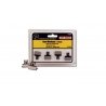 Tidy Track(TM) Maintenance Product -- Dust Monkeys(TM) Axle-Mounted Track Cleaner Pads pkg(4), N, Woodland Scenics 4570